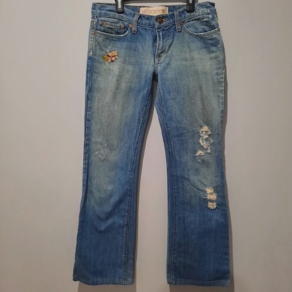 Joe's Jeans Pants - Joe's vintage embroidered floral  1971 series  jeans